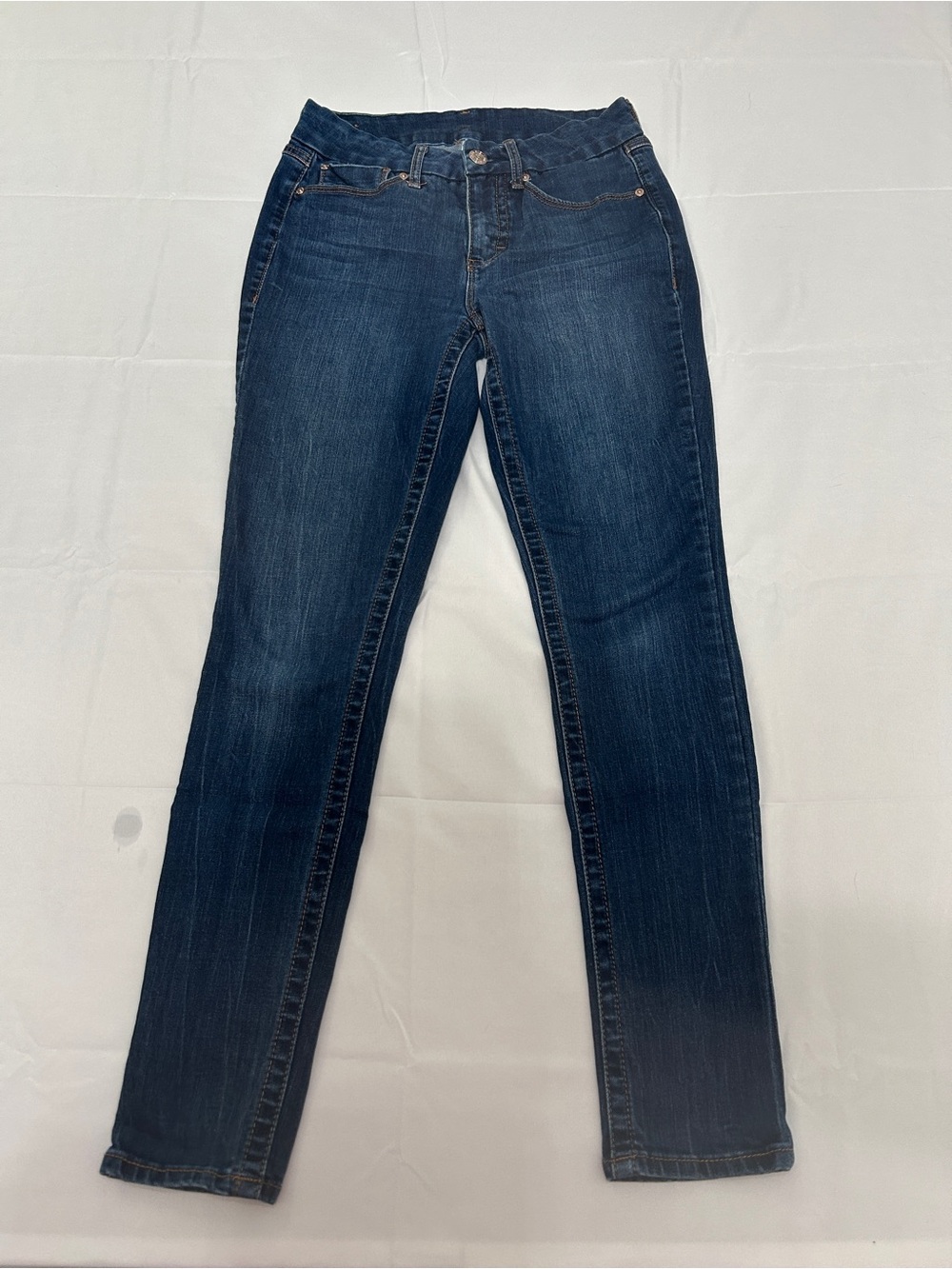 Women’s Seven7 Dark Wash Skinny Jeans Size 4 Stretch Denim Mid Rise